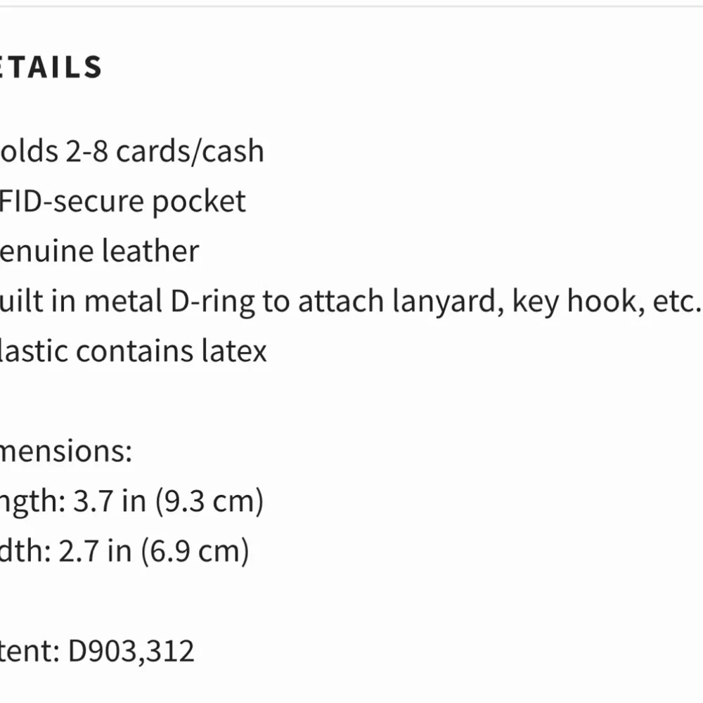 Thread wallet - Picture 3 of 3